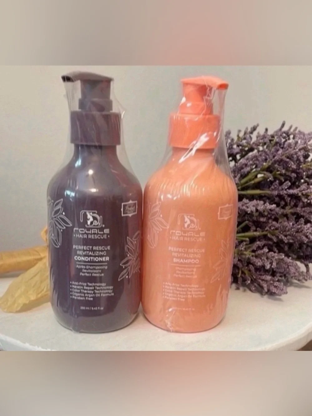 Royale Rescue Professional Revitalizing Shampoo & Conditioner ~ Retail $150